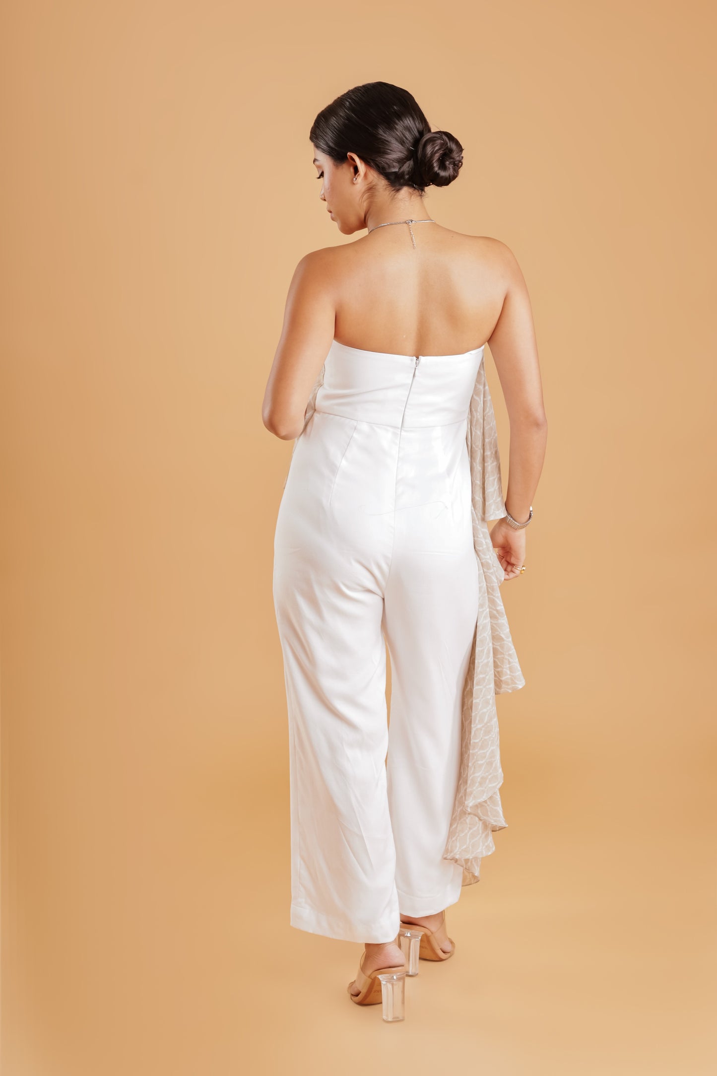 Layered Off Shoulder Jumpsuit