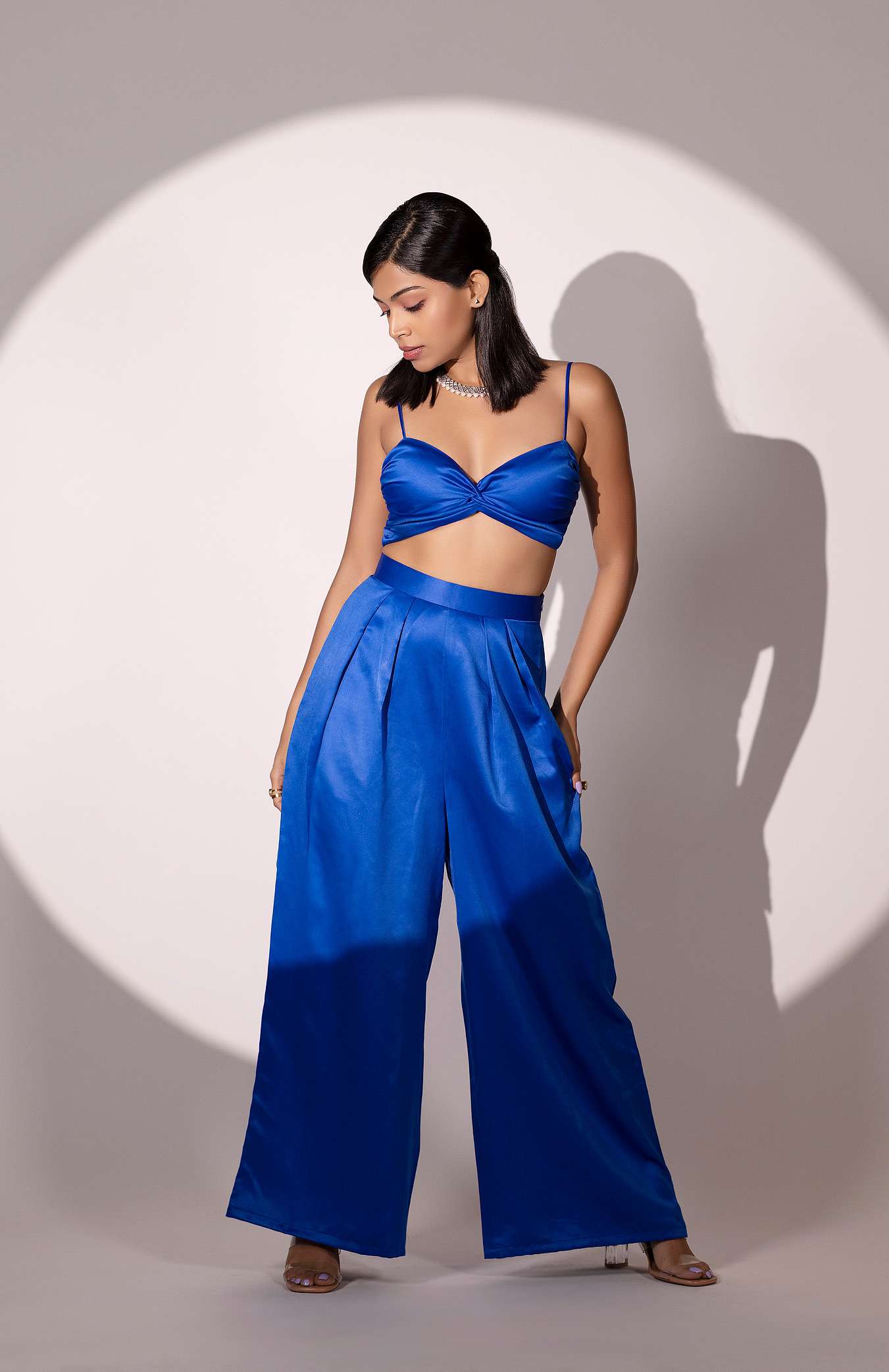 Royally Refined Co-ord Set - Royal Blue