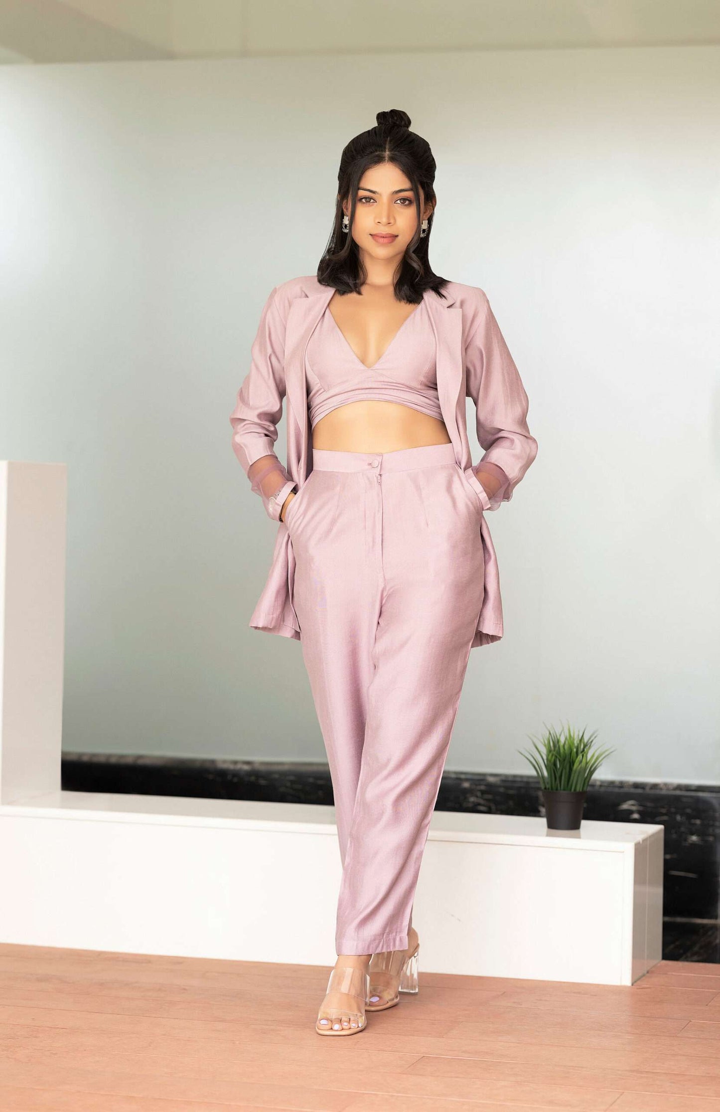 Style It Blazer Co-ord Set - Lavender